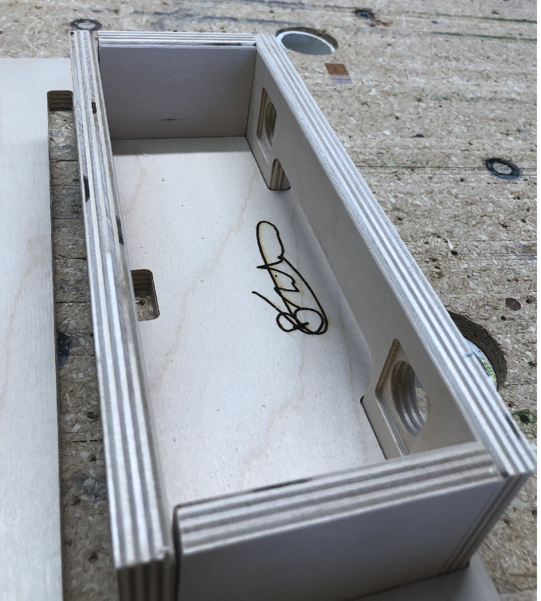Image of assembled tower electronics box.